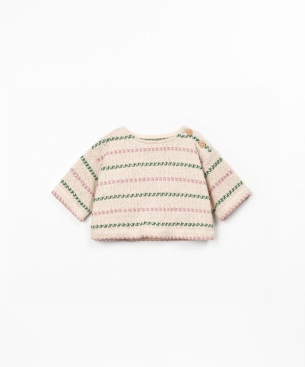 Camisola com ombros caídos