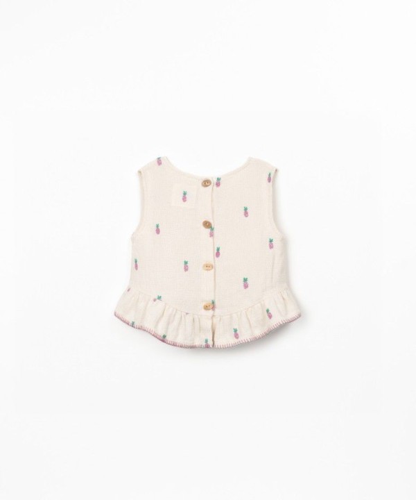 Top em algodão com estampado de ananases — foto 2